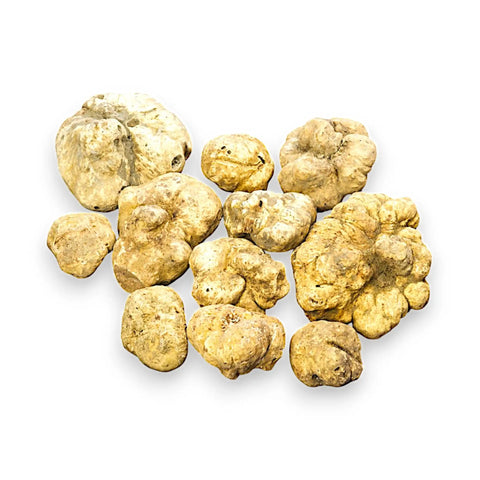 Pile of white truffles.