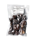 Vacuum-sealed bag of frozen black truffles Tuber Melanosporum A-grade for gourmet use